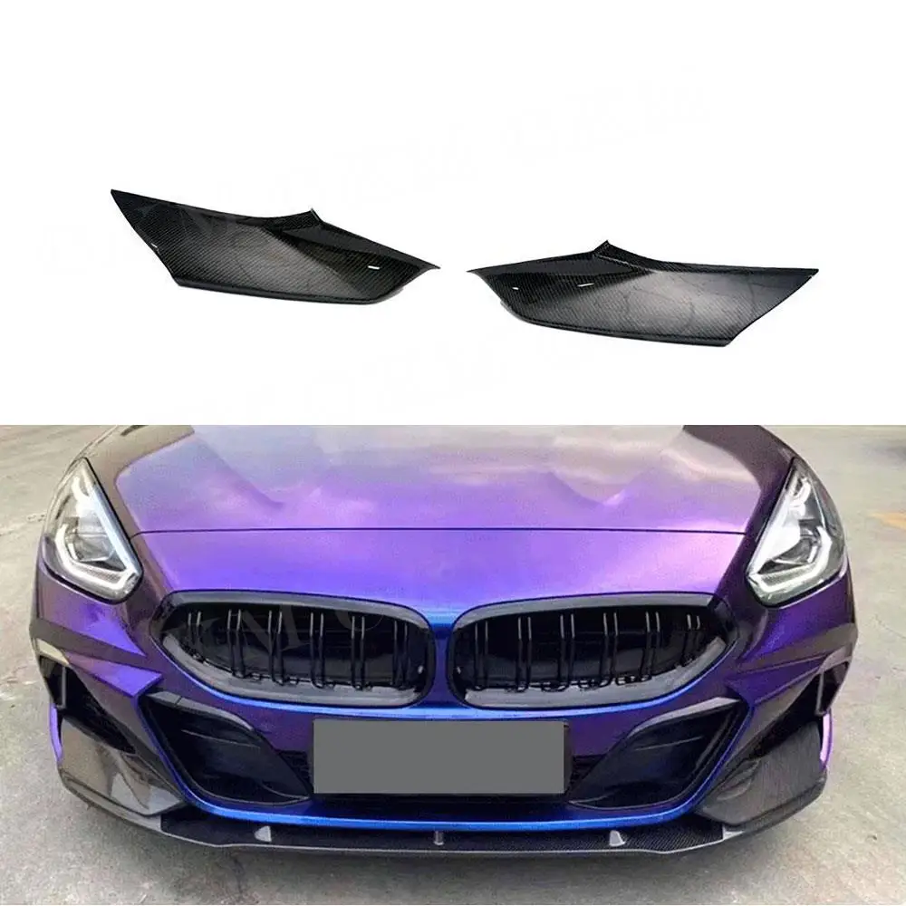 

CKMUUER передний бампер из углеродного волокна, боковые разветвители для BMW Z4 G29 M Tech 2019 2020 2021, разделители переднего бампера, клапаны