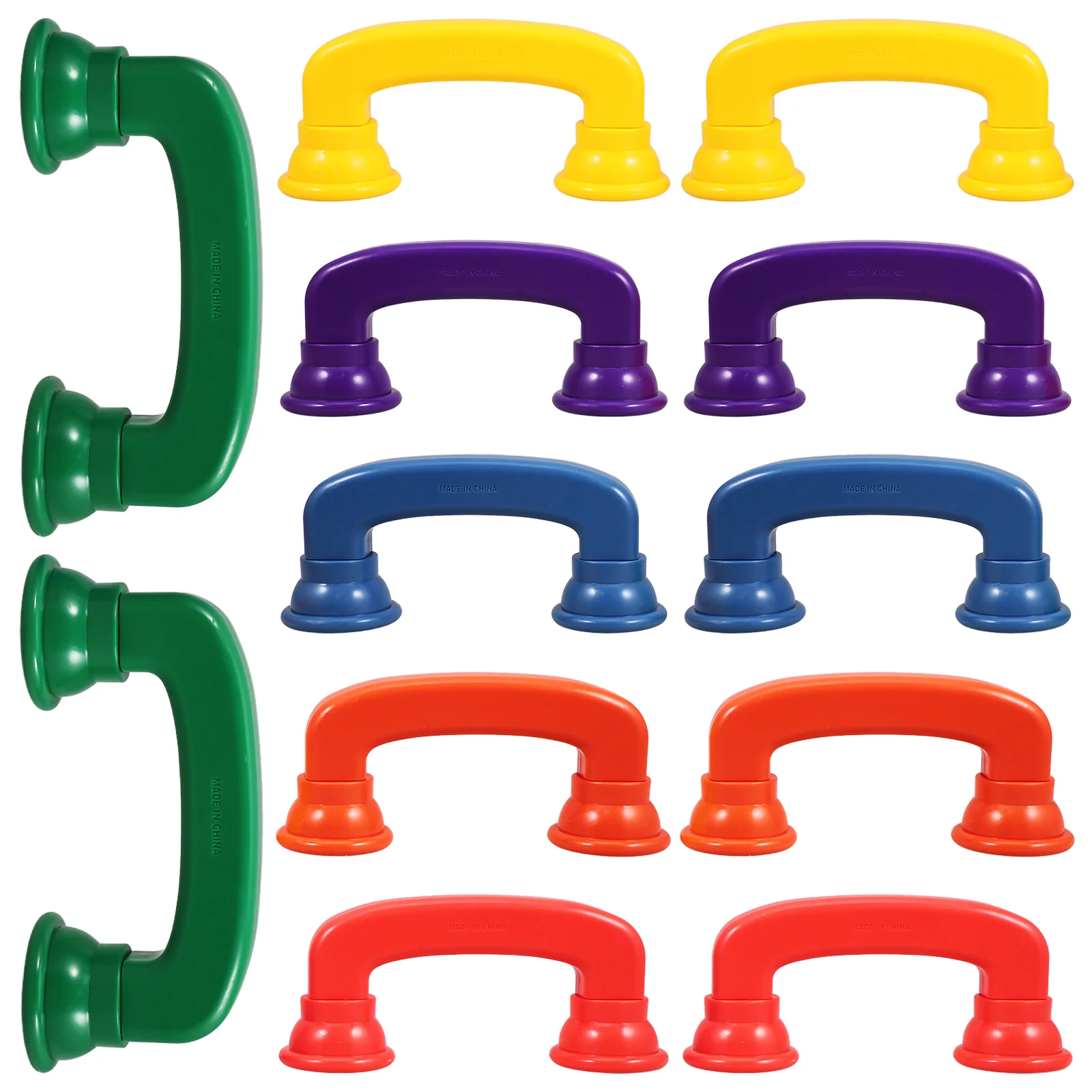 12 Pcs Colorful Whisper Phone Earpiece Toy Phones Receiver Material Early Educational Child Cell