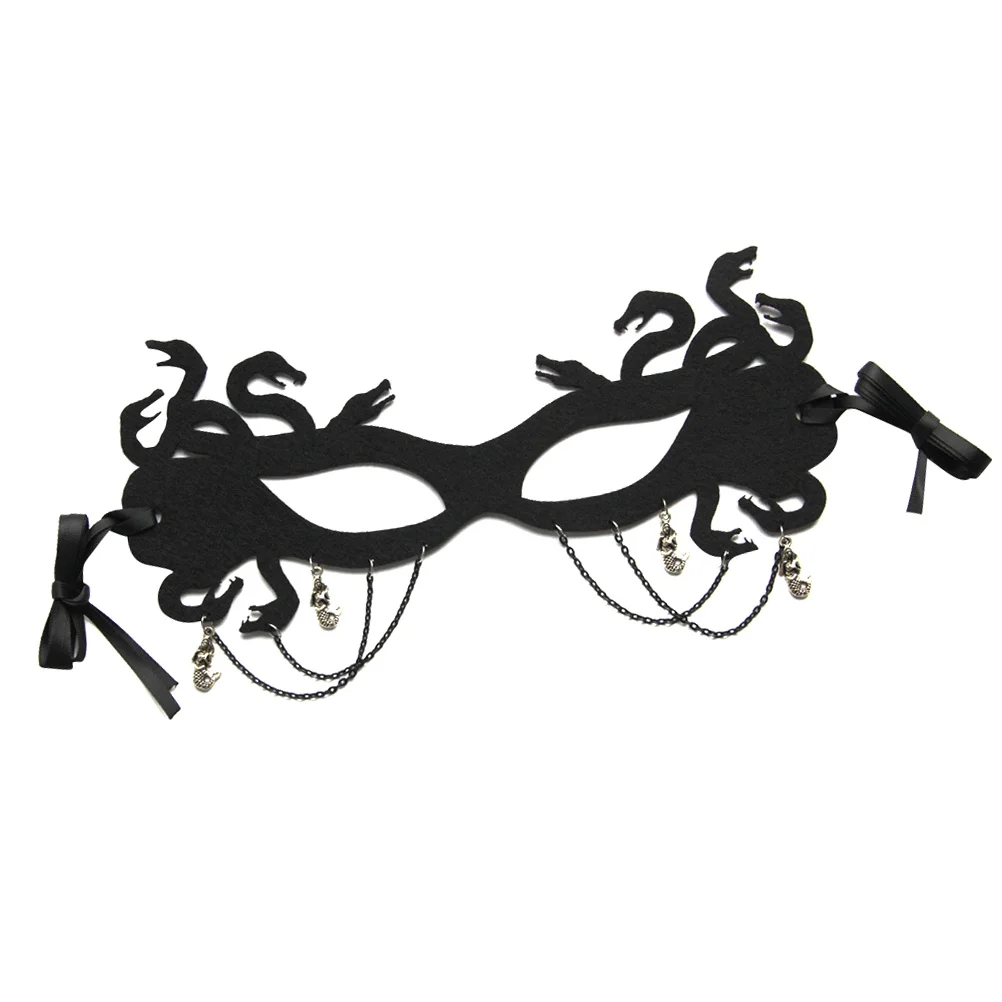 Masque de Cosplay de sorcière demi-visage Sexy pour femmes, accessoire de Costume d'halloween, fête de danse, carnaval, masque de fête d'halloween