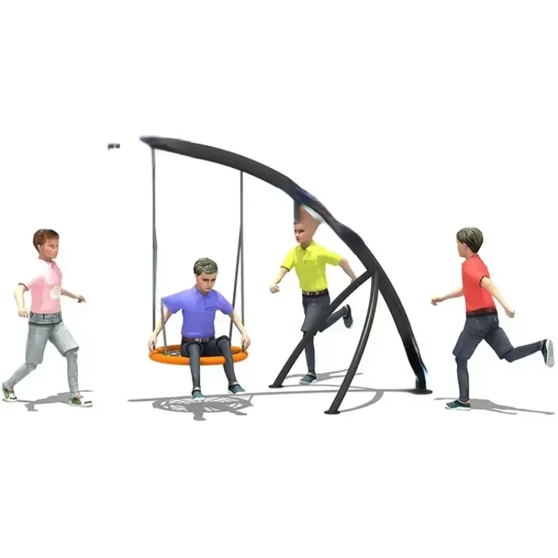 

Cross-borderDream Outdoor Garden Unique Nest Saucer Seat Swing Playground Equipment With Frame For Children