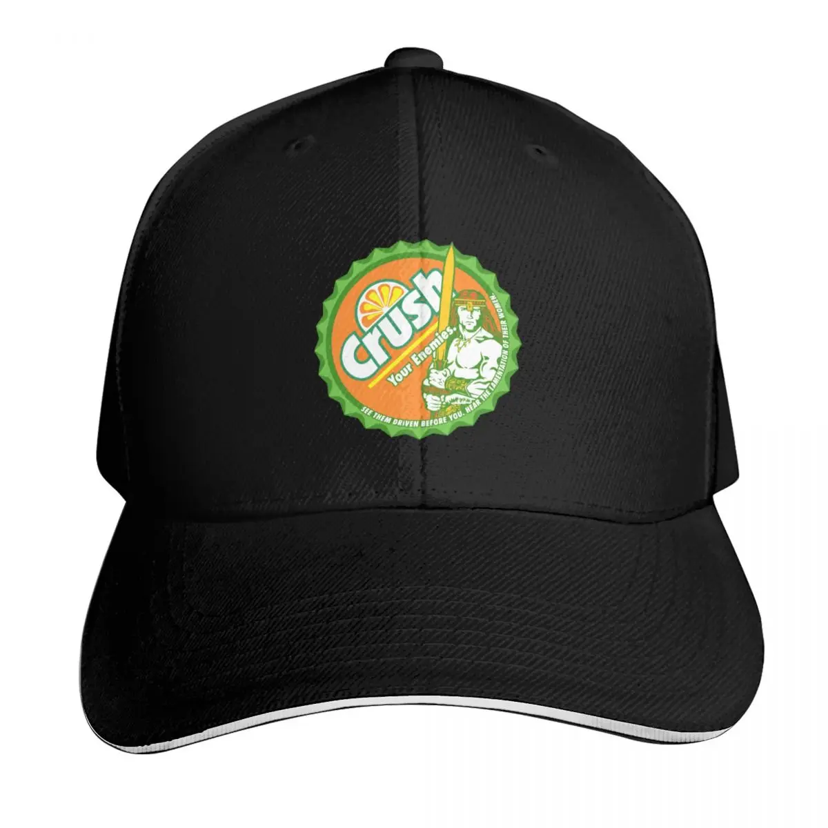 Crush Your Enemies Baseball Cap Curved Brim Classic Fit Low Profile Unstructured Unisex for Men Women