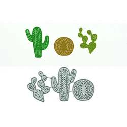 Ball Cactus Prickly Pear Plant Metal Cutting Die For Scrapbooking DIY Post Card Decorating Paper Art Work Craft Cutter