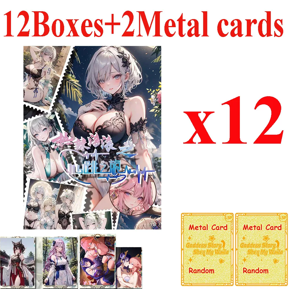 Wholesale Goddess Story Hot And Spicy Heartbeat Journey A6 Card Anime Girl Party Bikini Feast Child Kids Toys And Hobbies Gift