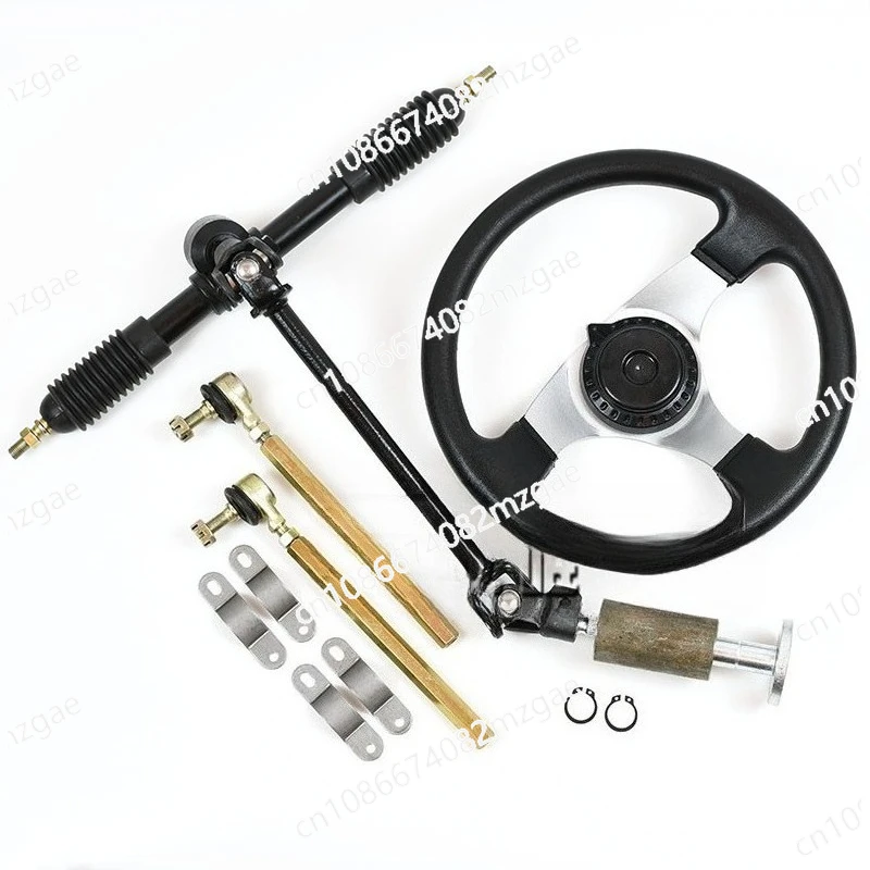 

Kart Modified Accessories Center Direction Machine Steering Wheel Ball Head Tie Rod, Front Wheel Steering System