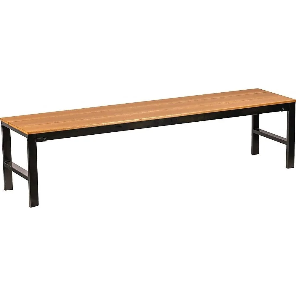 

Lorell LLR42688 Teak Faux Wood Outdoor Bench