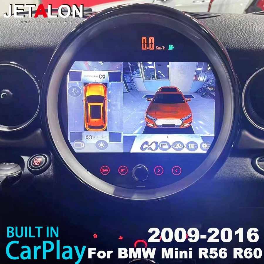 

Автомагнитола 9 дюймов Android для BMW Mini Cooper R56 R60 2007-2016 с GPS, CarPlay, навигацией, стерео, DSP, Bluetooth, DVD, мультимедийный плеер