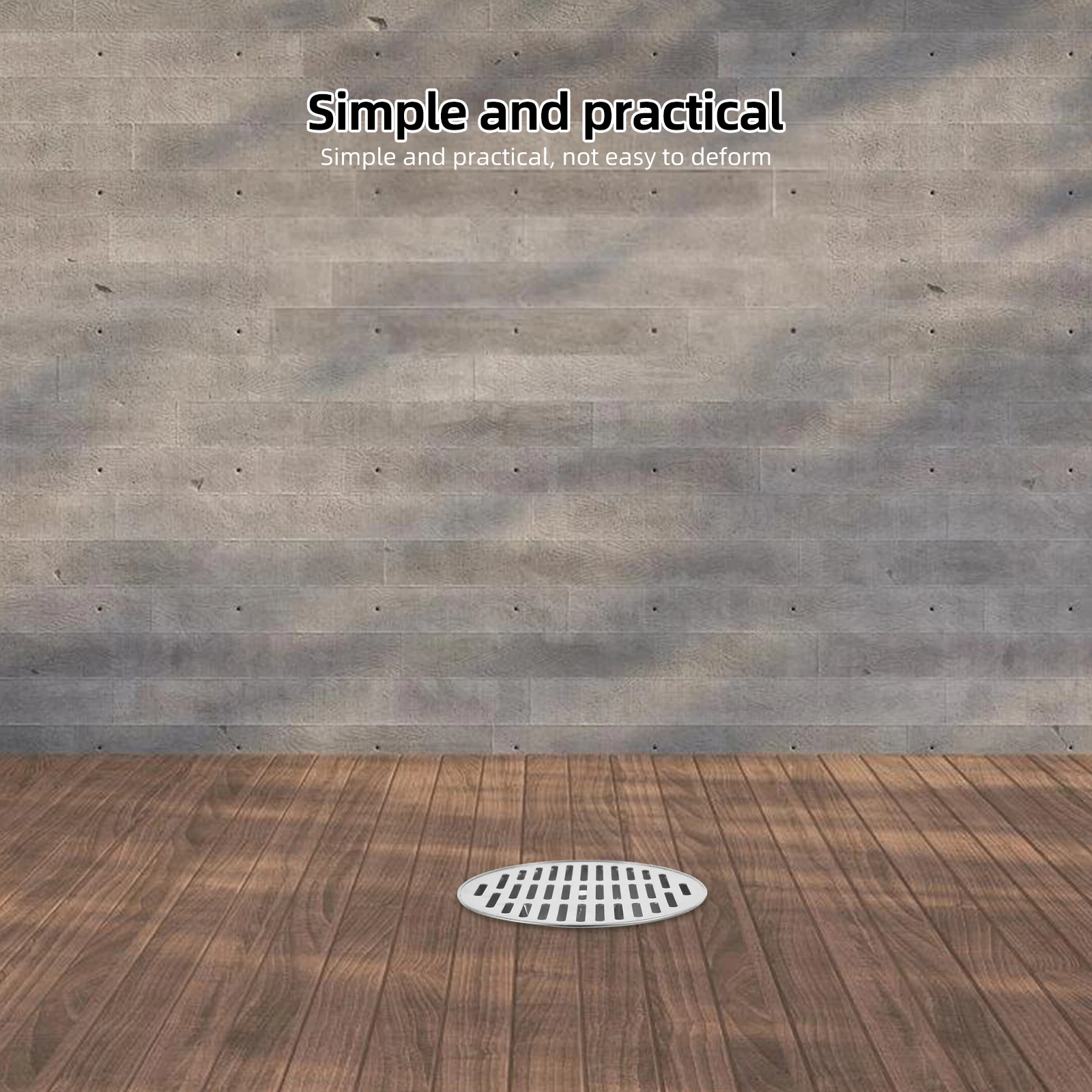 

Трап для пола из нержавеющей стали 304, утолщенный, с высоким расходом, безводное уплотнение, садовый, уличный, балконный, желоб, сетчатый фильтр, крышка