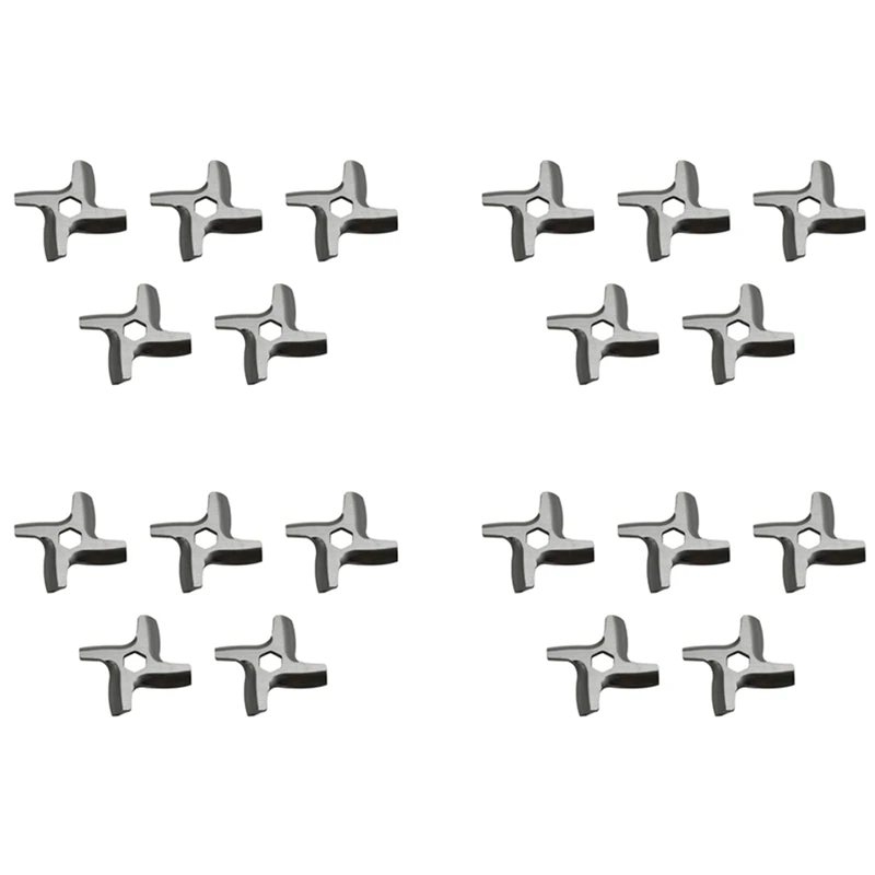 20X para Moulinex picadora de carne cuchillo hoja picadora piezas de electrodomésticos de cocina para HV2 HV3 HV4 HV6 HV8 ME406 ME420 ME605 ME650