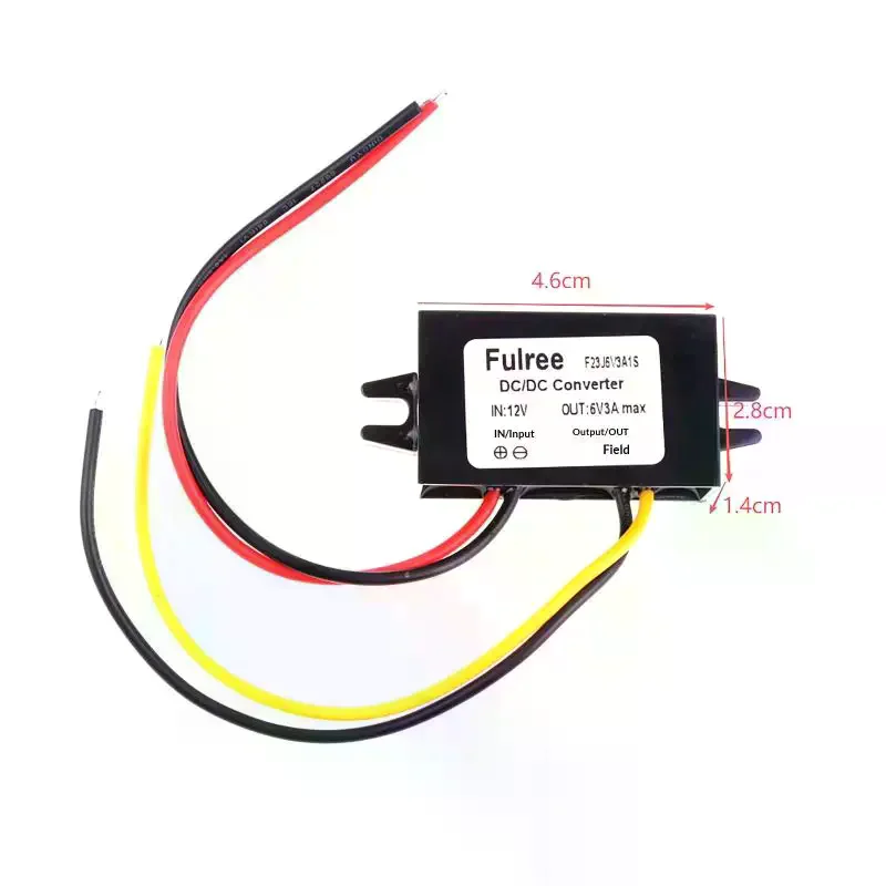 Waterproof Car Voltage Regulator DC 12V Step Down to 3.3V 3.7V 4.2V 5V 6V 9V Power Supply for LED Lights Monitor Remotes