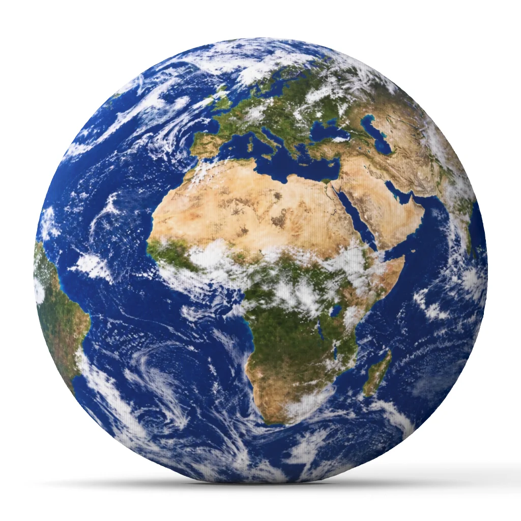 Earth Globe Shaped Stuffed Pillow Planet Cushion World Geography Throw Pillow for Sofa Living Room Space Home Decor Gift