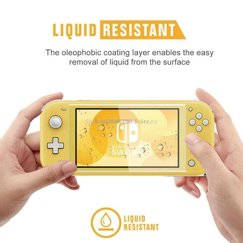 50 100 Piece For Nintendo Switch Lite Transparent Protective Film Tempered Glass Screen Protector For NS lite