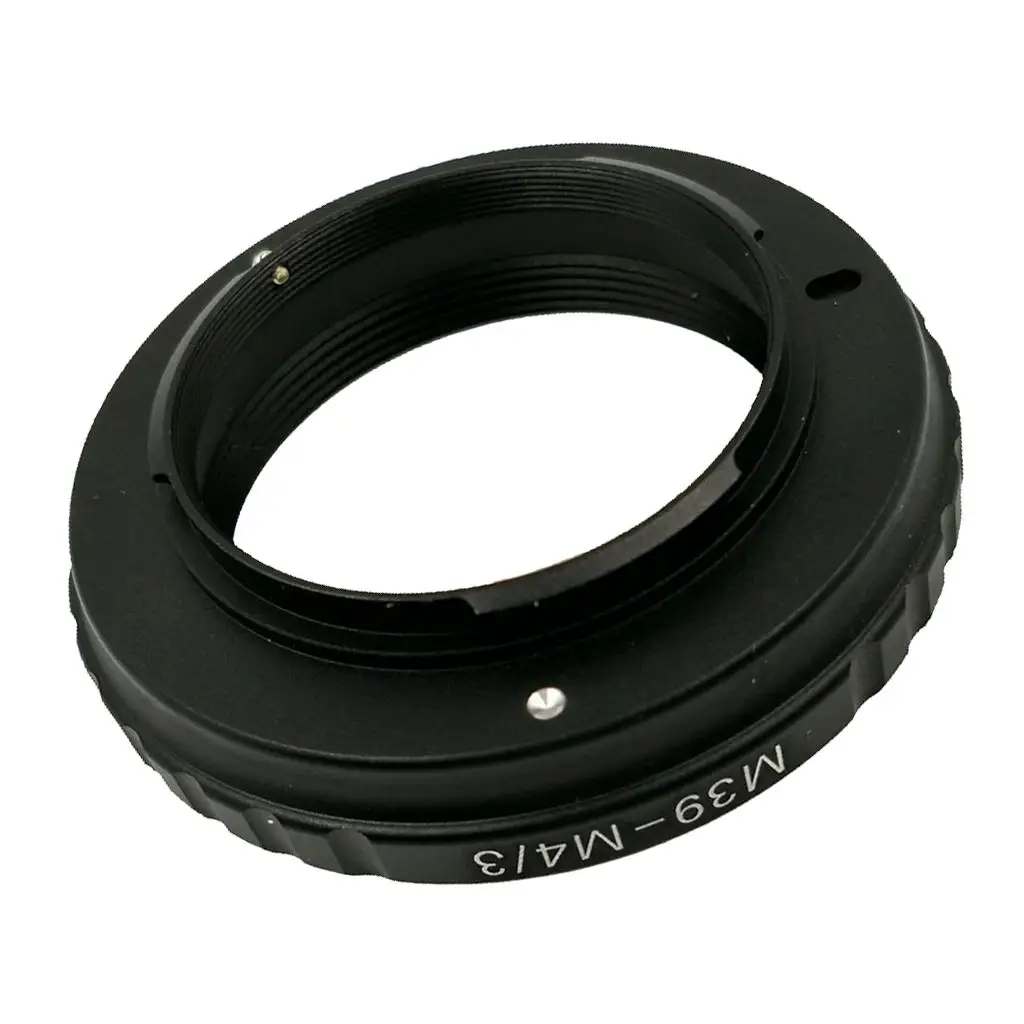 

Aluminum Lens Mount Adapter Manual Control Connector for Leica M39 39mm Screw Lens to Olympus Panasonic M4/3 Camera