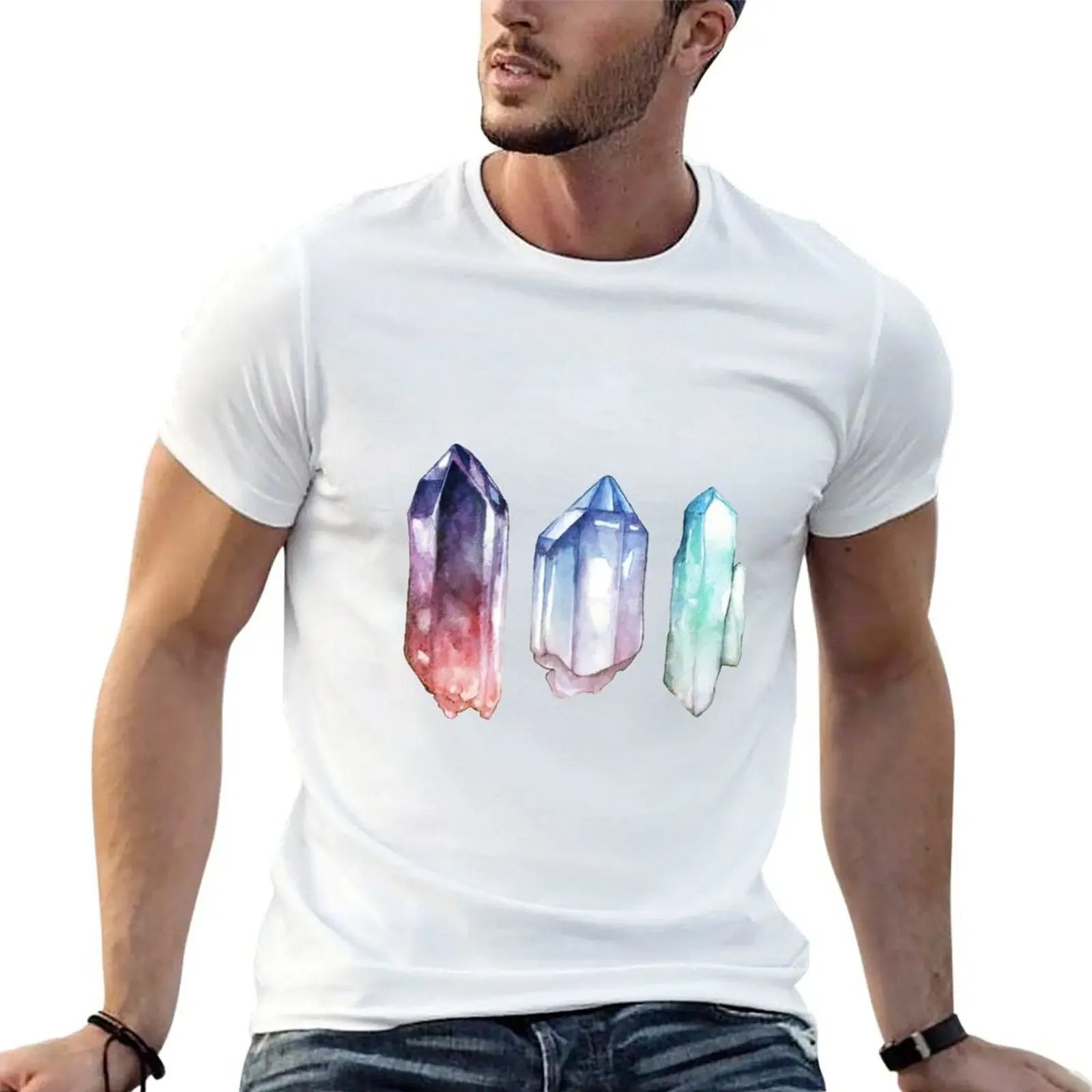 Crystals T-Shirt graphic t shirt vintage new edition tees sublime mens t shirt