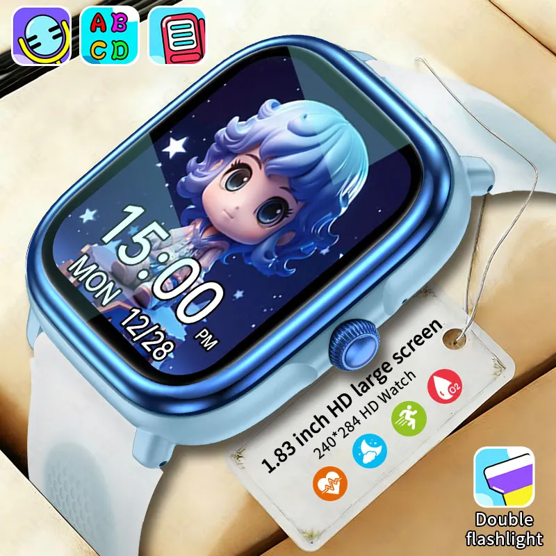 LIGE 2026 New Child Games Smartwatch HD Touch Screen Kids Smartwatch Gift for Boys Girls Music Sports Watch Children Smart Watch