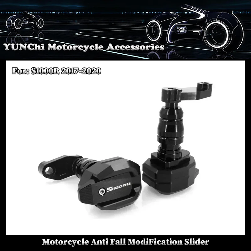 

Motorcycle CNC Falling Protection Frame Slider Fairing Guard Anti Crash Pad Protector For BMW S1000R S 1000 R S1000 R 2017-2020