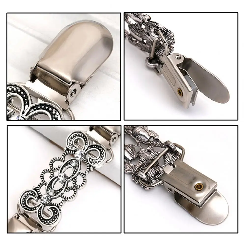 Unique Shawl Clasp Vintage Rhinestone Sweater Duck Mouth Clips Cardigan Shawl Cloak Clasps Fashion Winter Shirt Collar for Women