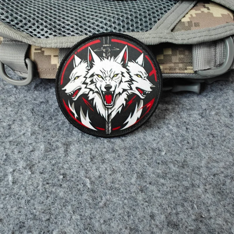 2026 Neuer taktischer Patch, Wolf-Moral-Abzeichen, für Kleidung, Hüte, Rucksäcke usw., Klettverschluss