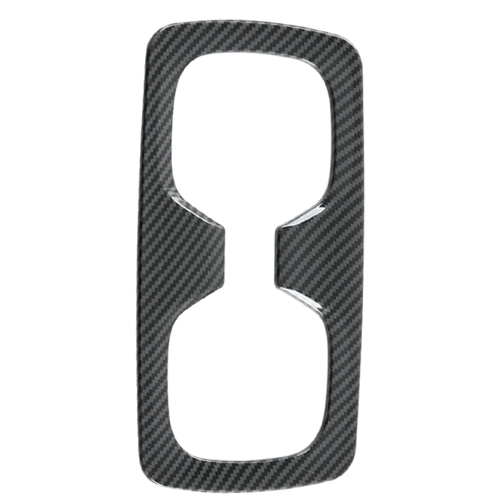 Carbon Fiber Car Rear Water Cup Holder Cover Trim For Lexus NX250 350 2022-2023