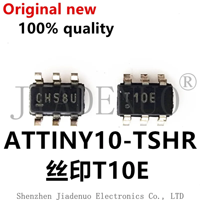 (2-5pcs)100% New ATTINY10-TSHR ATTINY10 T10E sot23-6 Chipset