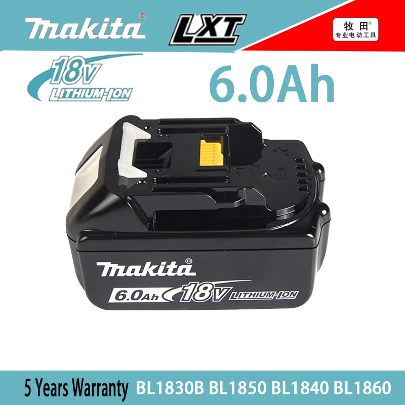 100% genuine Makita battery 18v 9000mAh BL1860 BL1850B BL1850 BL1840 BL1830 battery and charger 18v replacement power tool batte