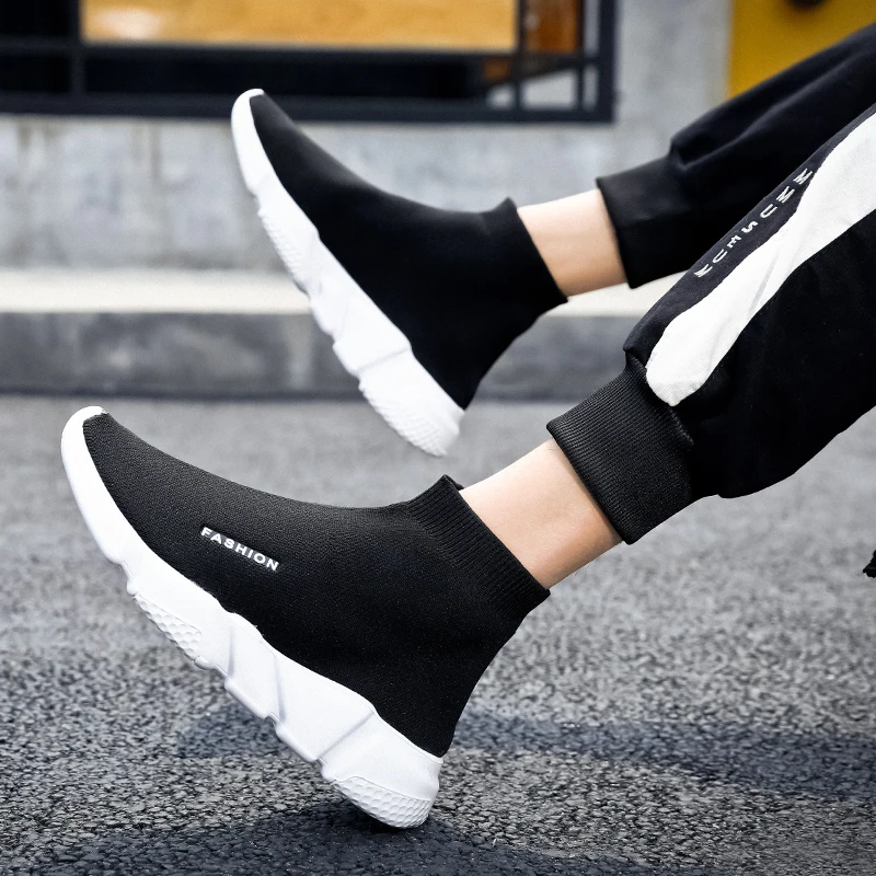 Luxury Designer 36~45 Men Women Sneakers Sock Chunky Breathable Boots Mesh Brand Shoes Casual Tennis Mens Running Shoes Footwear