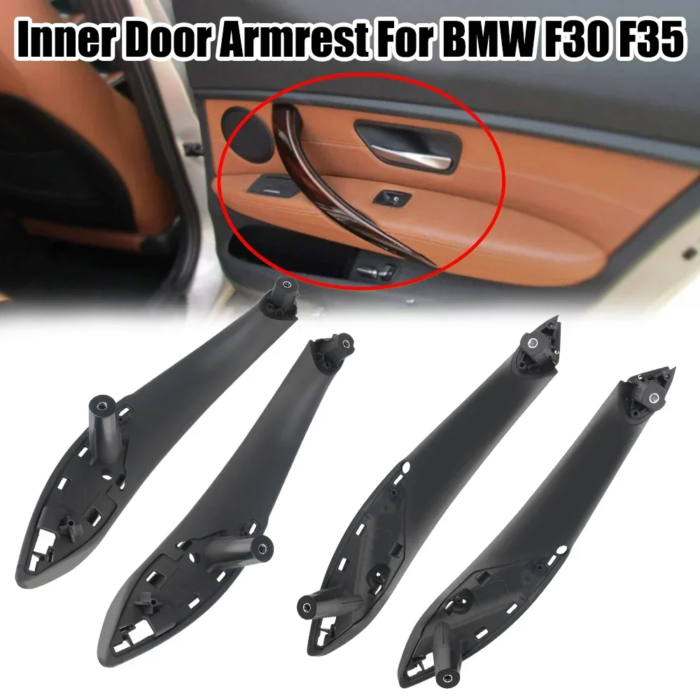 

Накладка на дверную панель для BMW F30 F80 F31 F32 F34 F35, внутренняя ручка автомобиля, черная передняя задняя левая/правая внутренняя дверная ручка