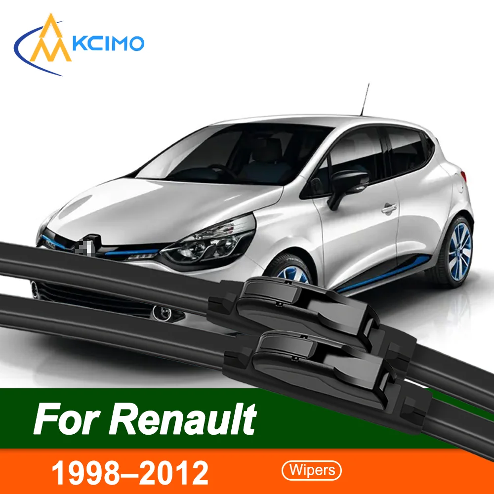 Для Renault Clio II X65 1998-2012 щетки стеклоочистителя переднего стекла, 2 шт., аксессуары для окон ветрового стекла, простые в установке автозапчасти
