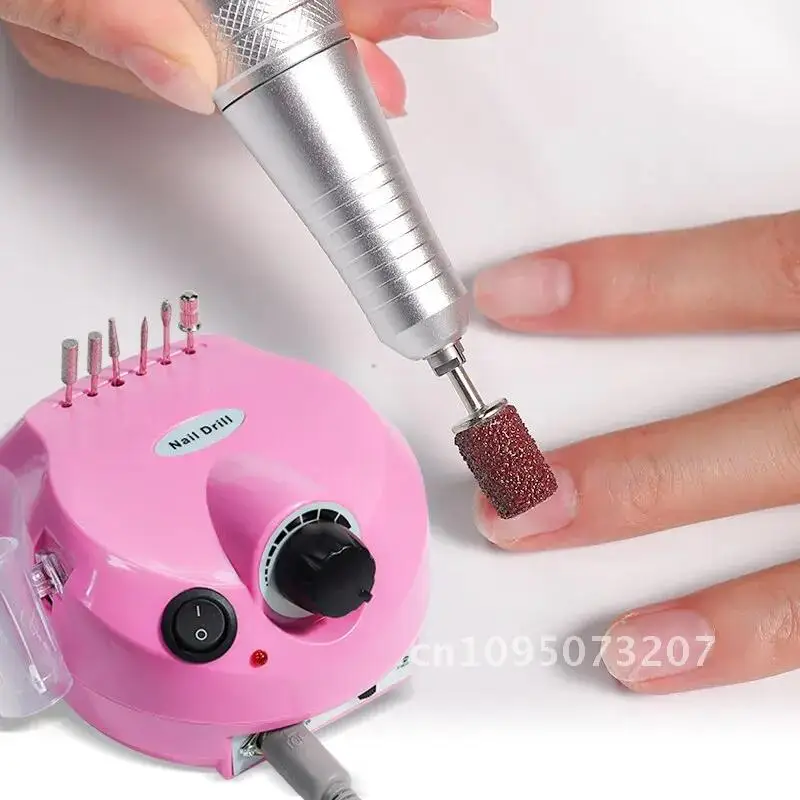 35000RPM Electric Nail Drill Machine Manicure Pedicure Professional Nail Cutters File Nail Low Noise Lathe Kit