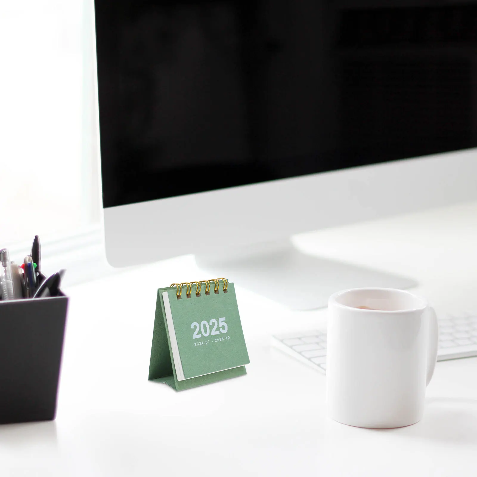 Mini Desk Small Flip For Office Home Decorative Monthly Table Calendar Decorative Monthly Calendar Daily Use Organizer