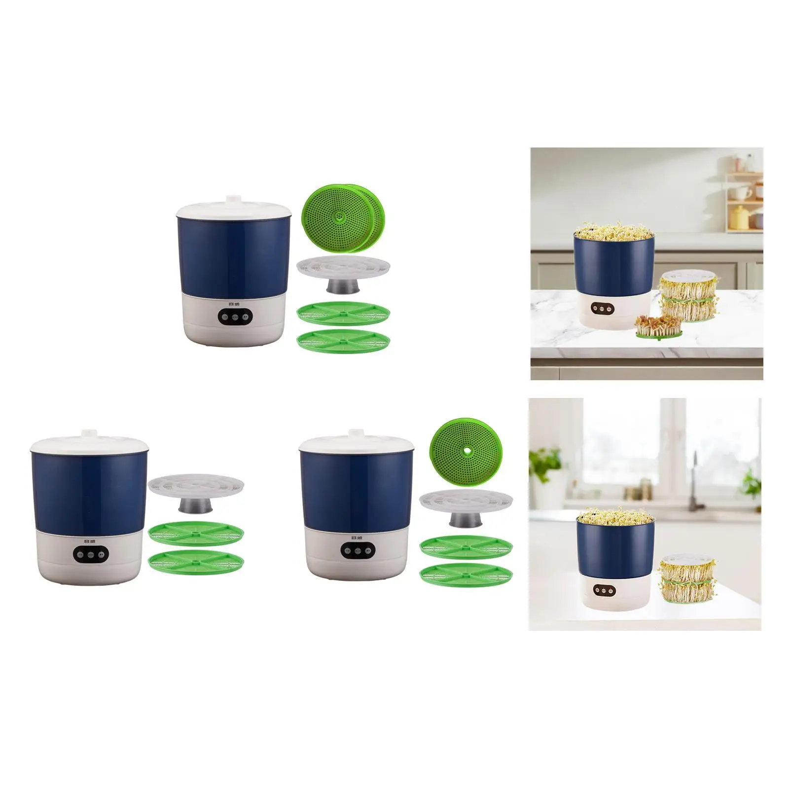 Tauge Machine Intelligent met 360 graden spuitzaadkiemset