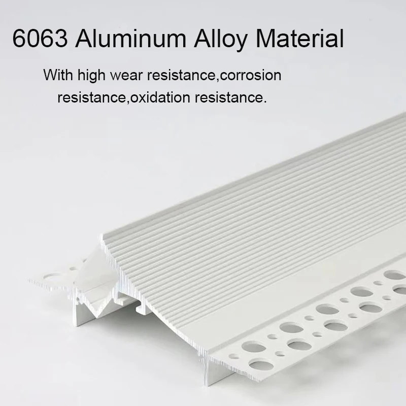 LED Aluminum Profile Indoor Ceiling Molding Light Bar For Interiror Indoor Decor Suspended Gypsum Strip Reflection Linear Light