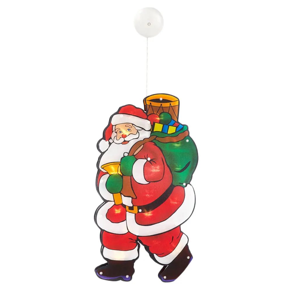 

Christmas LED Lamp Decorative Lights Santa Claus Suction Cup Warm Color Energy Saving Bedroom Balcony Garden Party