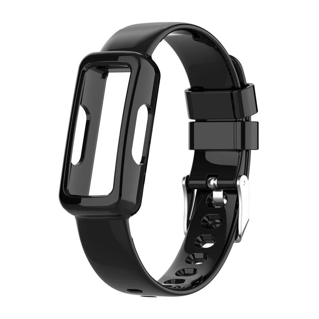 Tali Gelang Gletser Armor untuk Fitbit Inspire 3 Gelang Jam Tangan Pintar Gelang Olahraga untuk Fitbit Inspire3 Gelang Jam Sabuk Casing Jernih