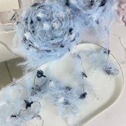 50g Blue Dream Yarn Featured Handmade Diy Knitting Yarn Crochet Hairpin Bag Hand Account Material Thread Material Woven Yarn