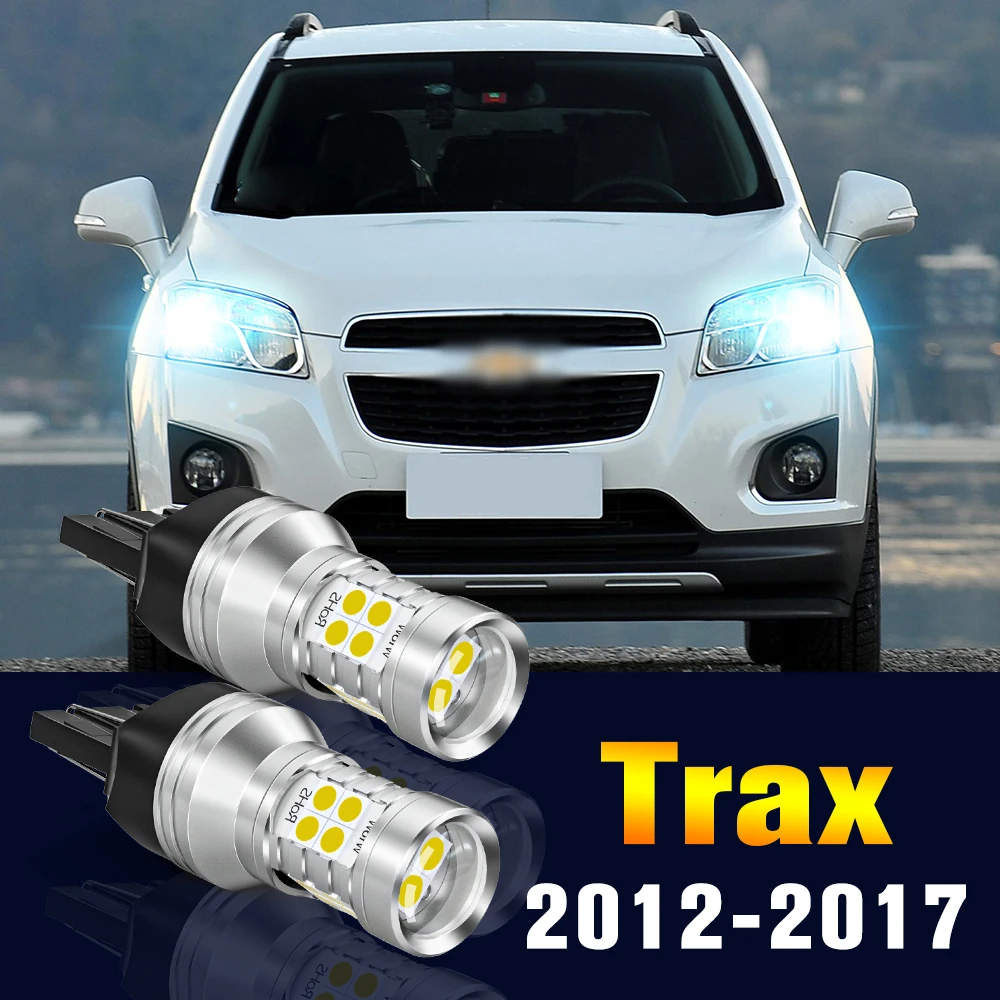 

2pcs LED DRL Daytime Running Light Bulb Lamp For Chevrolet Trax 2012-2017 2013 2014 2015 2016 Accessories