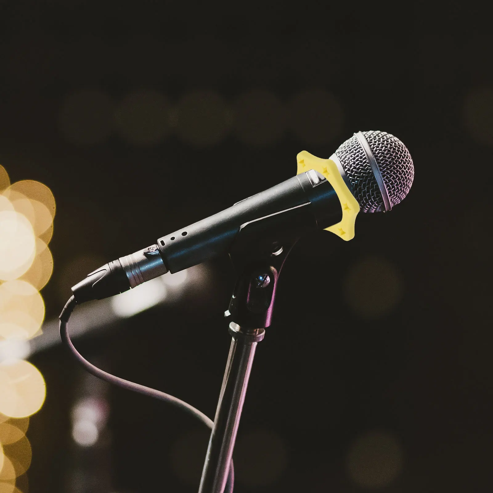 

4Pcs Microphone Antidrop Rubber Rings Stable Recording Grip Enhancer for Cordless Mics Microphone Holder Mic Ring Set