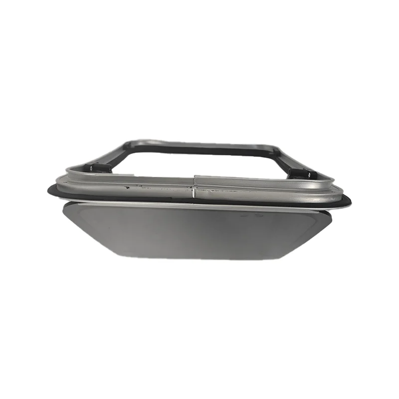 400x500mm Radius Corner RV Trailer Window Rv Accessories with Powder Coated Frame and Pleated Blind for Camping Car
