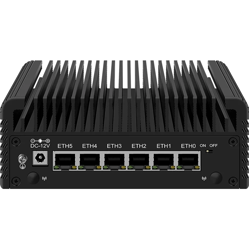 Imagem -03 - Firewall Appliance Router Mini pc Fanless Esxi Proxmox Host Intel I3-n305 N100 Ddr5 Nvme Sata3.0 2.5g 12th Gen Lan