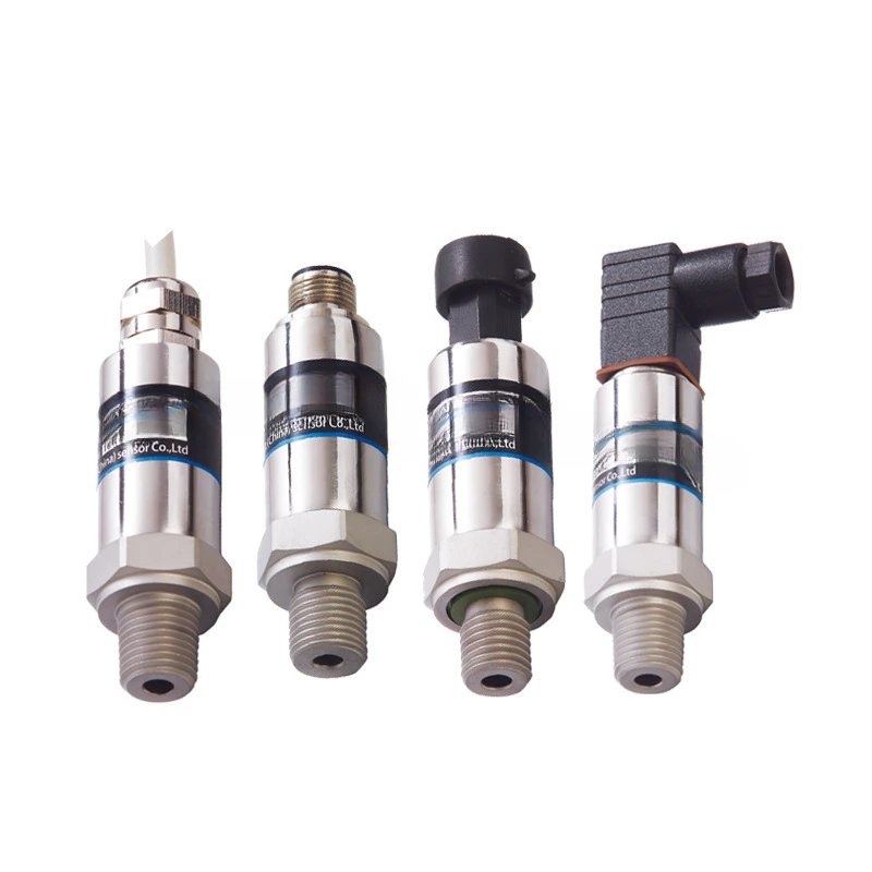 Glass micro-melting pressure core high-precision hydraulic gas-oil pressure sensor