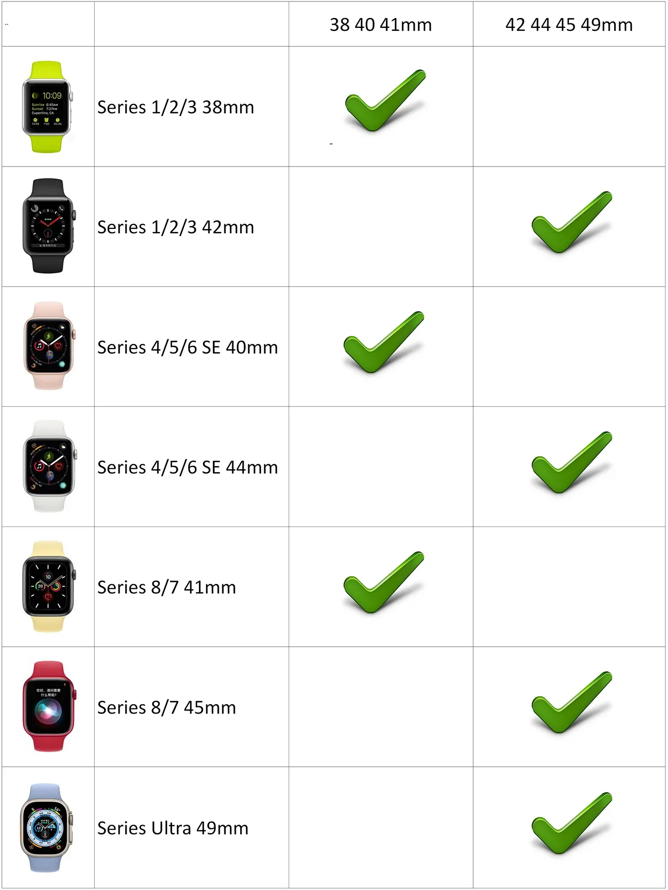 حزام سيليكون لتفاح ، رباط ، حزام ، سوار ، سلسلة iWatch SE SE ، 9 ، 8 ، 7 ، 6 ، 5 ، 3 Ultra ، 2 ، رباط ، 44-40 ، 49 ، 45 ، 41 ، 38 ، 42