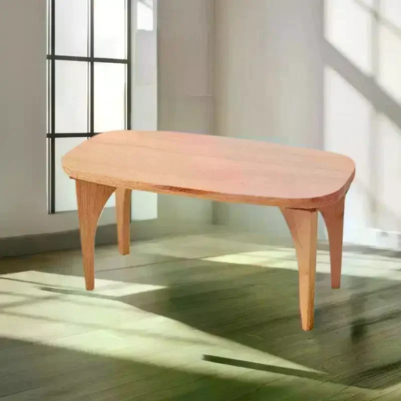 أثاث بيت الدمى المصغر الرائع، نموذج مكتب طاولة القهوة من خشب الكرز؛ يتظاهرون للأطفال الذين يلعبون لعبة DIY وزخارف الهدايا #2