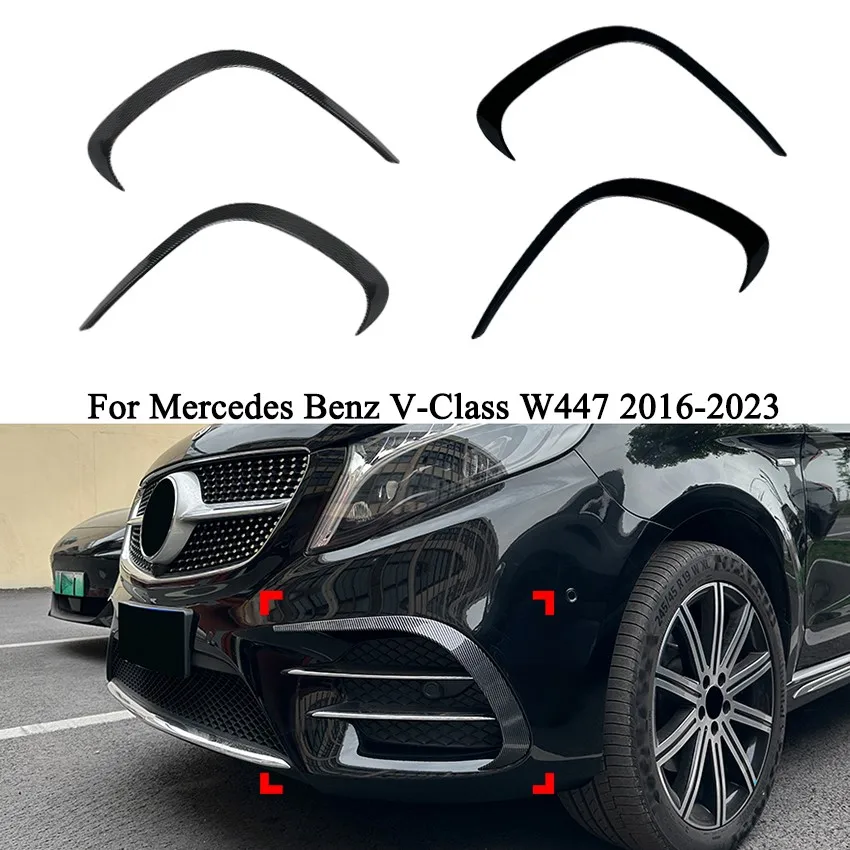 

Car Side Air Vent Spoiler For Mercedes Benz V-Class W447 2016-2023 AMG Line Splitter Wind Knife Cross-Border Aftermarket Parts