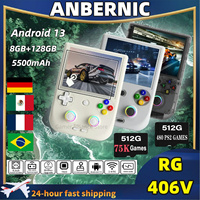 ANBERNIC RG406V RG 406V Video Game Consoles Retro Handheld Game Console Unisoc T820 4IPS HD Touch Screen Android 13 PSP PS2 Game