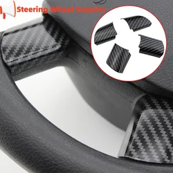 4Pcs/set for Ford Focus 2 Mk2 2005-2011 ABS Car Steering Wheel Panel Sequins Cover Trim Sticker Accessories