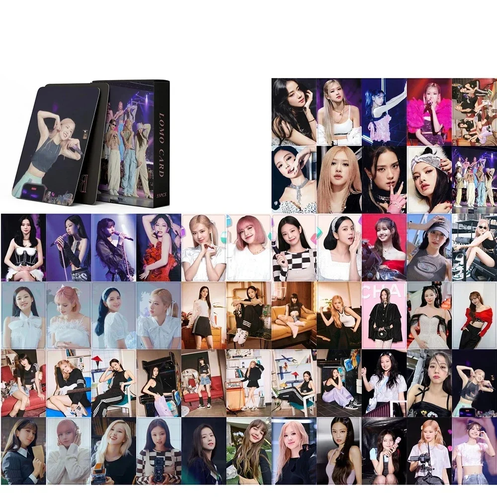 55 قطعة/صندوق المنتخب الكوري جولة حول العالم مجموعة الفتيات بطاقات الصور بطاقات لومو المشجعين جمع بطاقات Starcards بطاقات بريدية هدية