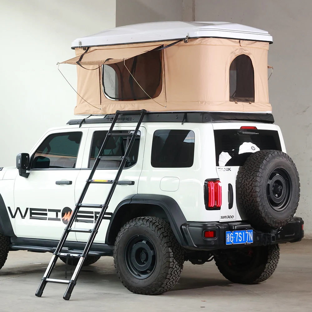 

Factory New Auto Roof Top Tent Abs Hard Shell Roof Top Tent Triangle Roof Top Bracket Tent
