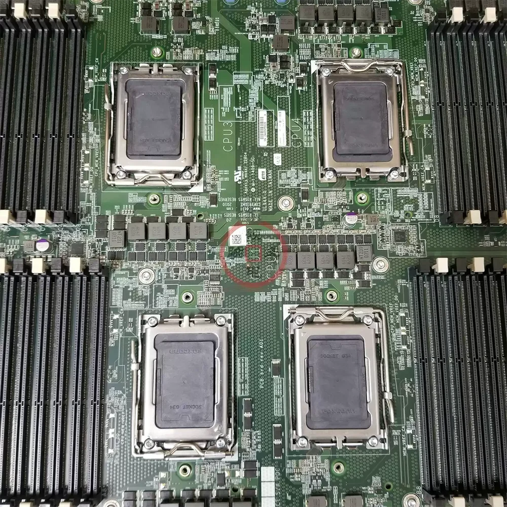 لـ DELL PowerEdge R815 لوحة أم لخادم AMD2U رباعية الاتجاه FP13T G53V4 0G53V4 0FP13T