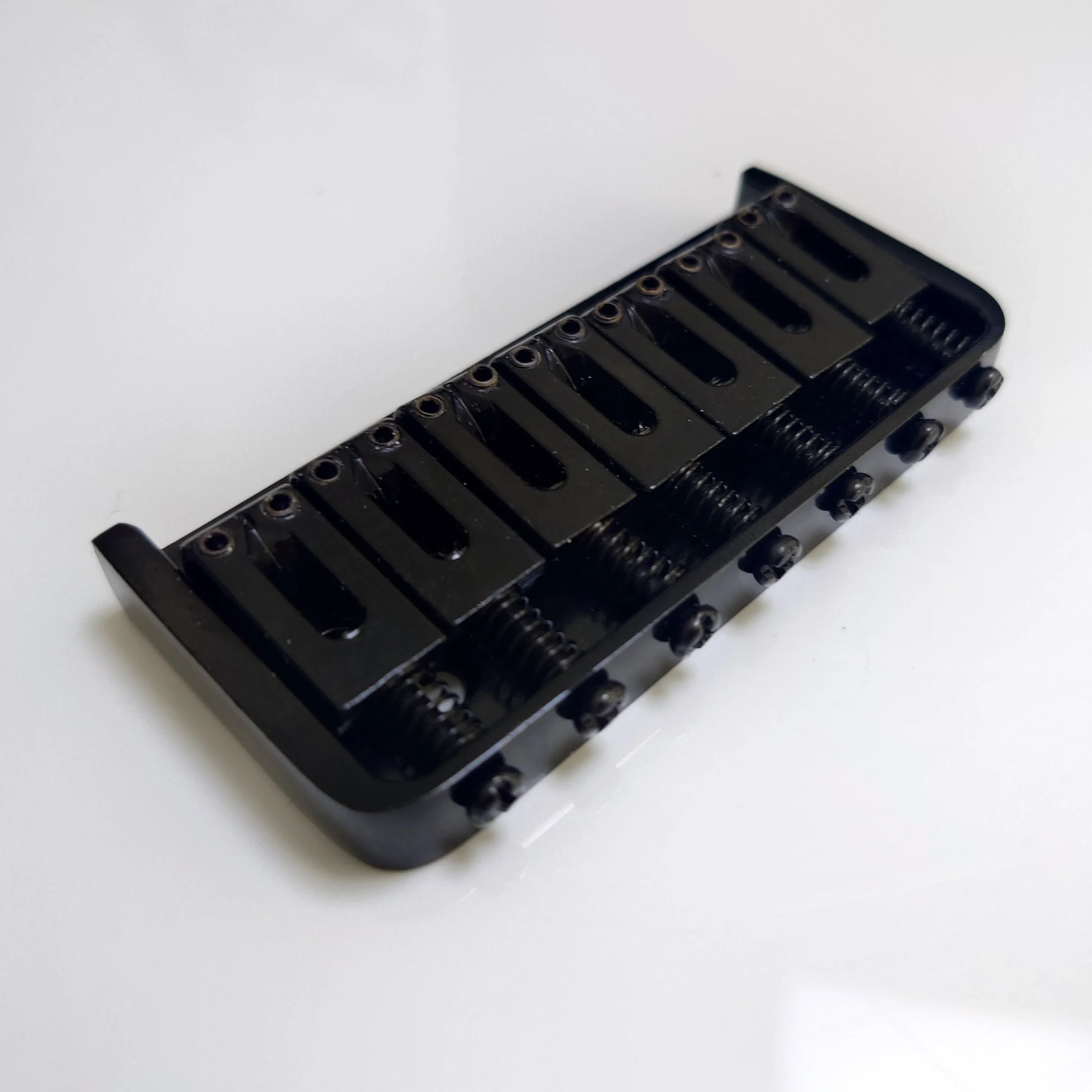 7 String Guitar Fixed Hardtail Bridge Metal Black For 7 String Electric Guitar Replacemen Parts