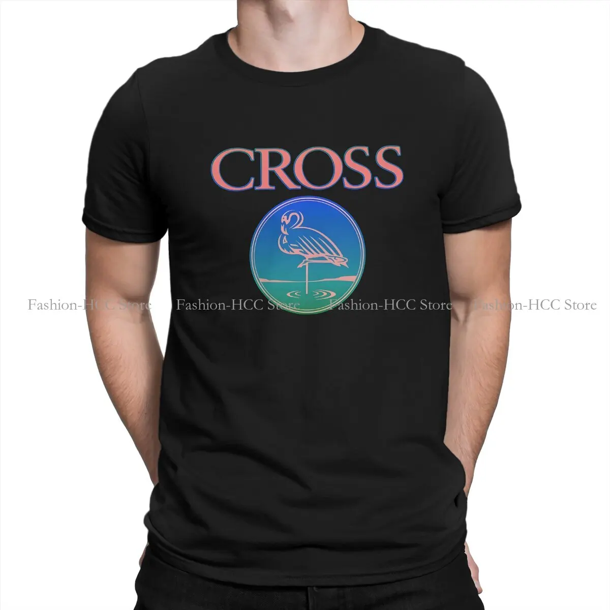 Flamingo Animals Polyester TShirts Christopher Cross  Flamingo Personalize Homme T Shirt Hipster Tops