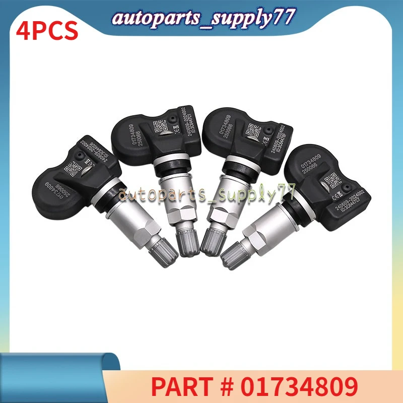 

433MHz TPMS Tire Pressure Monitor Sensor 01734809 For Geely Coolray Binyue EMGRAND EV Pro EV450 EV500 PHEV ICON Vision S1 X3